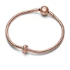 Pandora Moments Studded lukkopala, ruusukullattu, 782716C00
