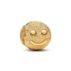 Pandora Moments Textured Happy Face Mini hela, keltakullattu, 764526C00