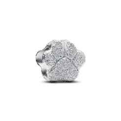 Pandora Moments Textured Paw mini hela, hopea, 794043C00