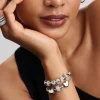 Pandora Moments Textured Skull mini hela, hopea, 794040C00