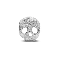 Pandora Moments Textured Skull mini hela, hopea, 794040C00