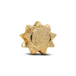 Pandora Moments Textured Sun mini hela, keltakullattu, 764052C00