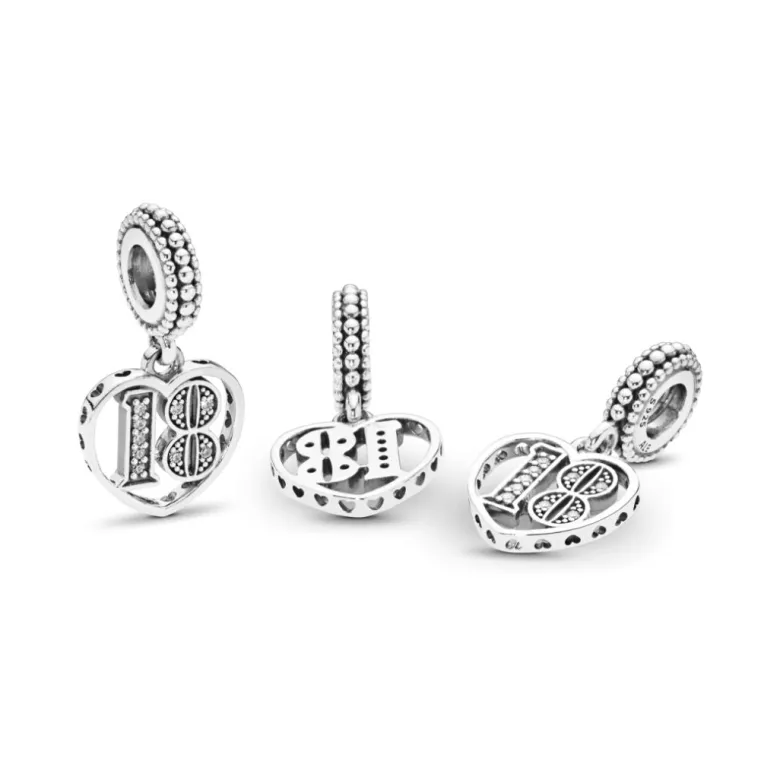 Pandora Moments 18th Celebration hela, hopea, 797262CZ