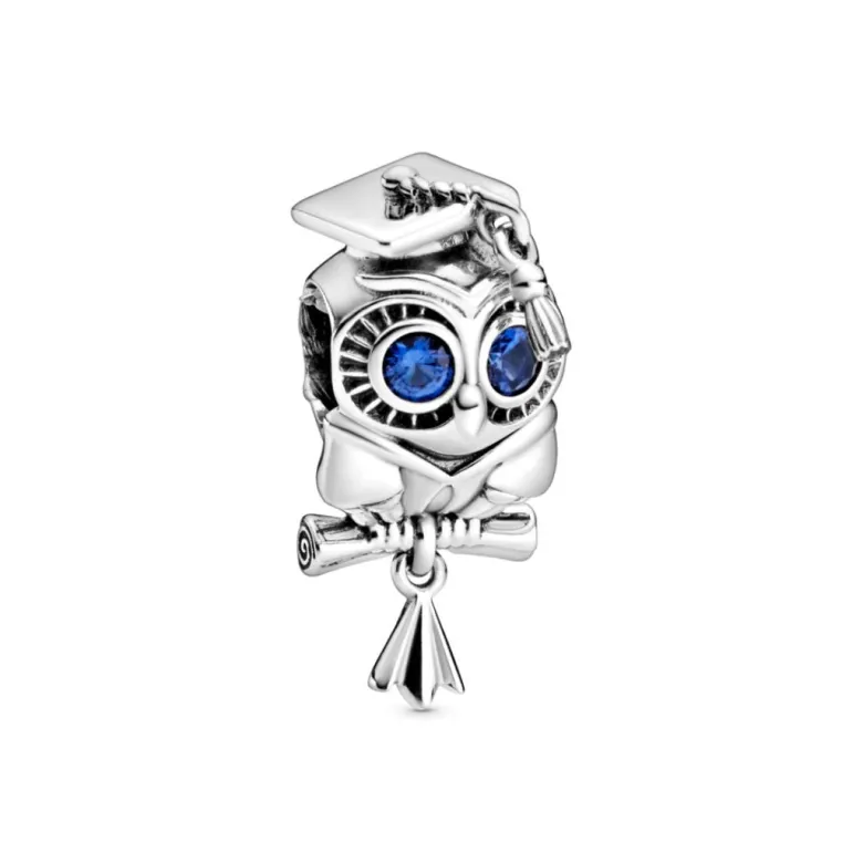 Pandora Moments Wise Owl Graduation hela, hopea, 798907C01