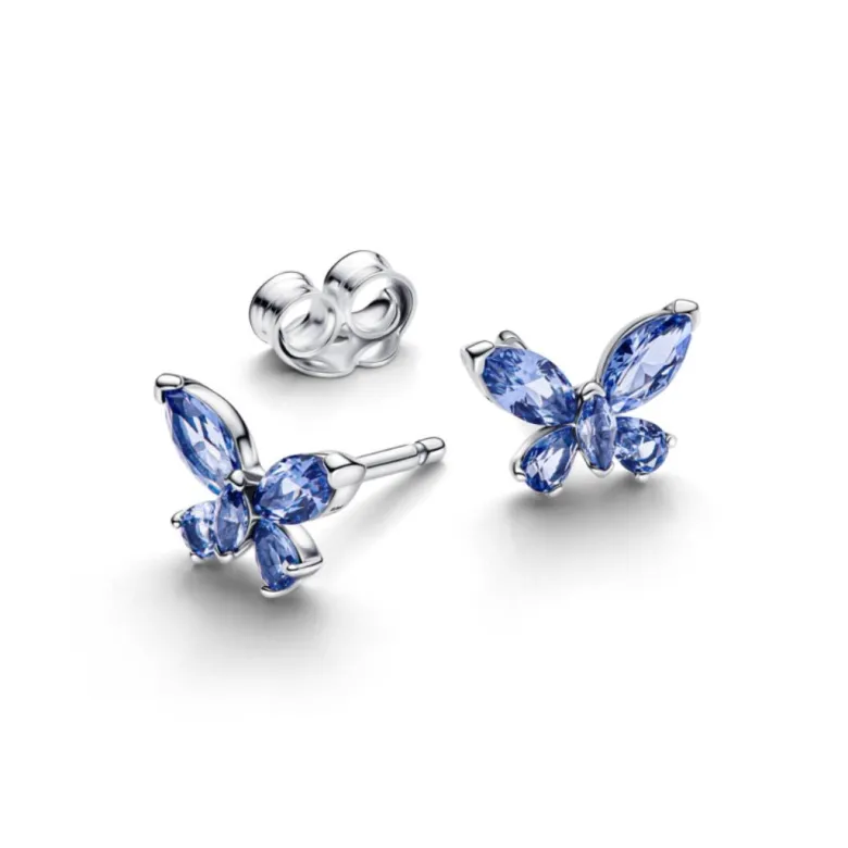 Pandora Timeless Butterfly tappikorvakorut, hopea, 294230C01