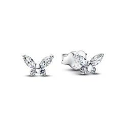 Pandora Timeless Butterfly tappikorvakorut, hopea, 294263C01