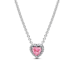 Pandora Timeless Elevated Heart kaulakoru, hopea, 398425C02-45