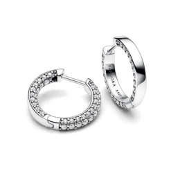 Pandora Timeless Pavé Single-row rengaskorvakorut, hopea, 292624C01