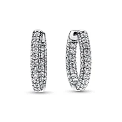 Pandora Timeless Pavé Single-row rengaskorvakorut, hopea, 292624C01
