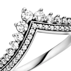 Pandora Timeless Princess Wishbone sormus, hopea, 197736CZ