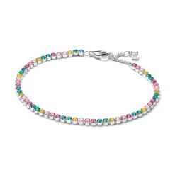 Pandora Timeless Rainbow Tennis rannekoru, hopeaa, 593927C03