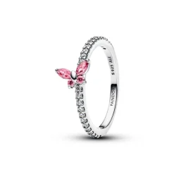Pandora Timeless Sparkling Butterfly sormus, hopea, 194269C02