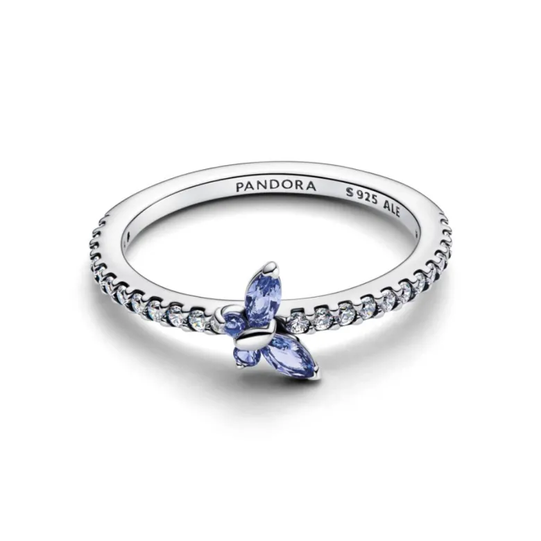 Pandora Timeless Sparkling Butterfly sormus, hopea, 194269C01