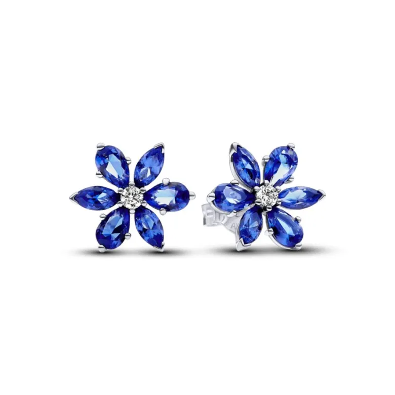 Pandora Timeless Sparkling Herbarium Cluster tappikorvakorut, hopea, 292407C01