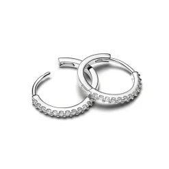 Pandora Timeless Sparkling Mini Hoop rengaskorvakorut, hopeaa, 294649C01