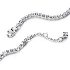 Pandora Timeless Sparkling Tennis rannekoru, hopea, 593927C01