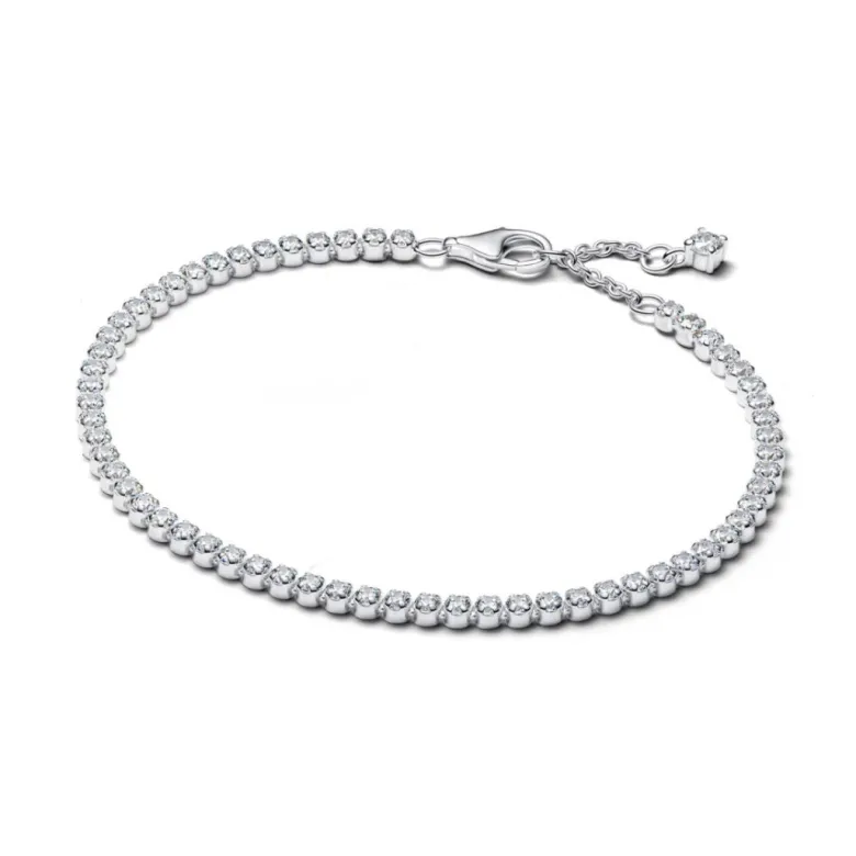 Pandora Timeless Sparkling Tennis rannekoru, hopea, 593927C01