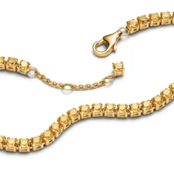 Pandora Timeless Sparkling Yellow Tennis rannekoru, keltakullattu, 561469C03