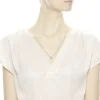 Pandora Timeless Square Sparkle Halo kaulakoru, hopea, 396241CZ-45
