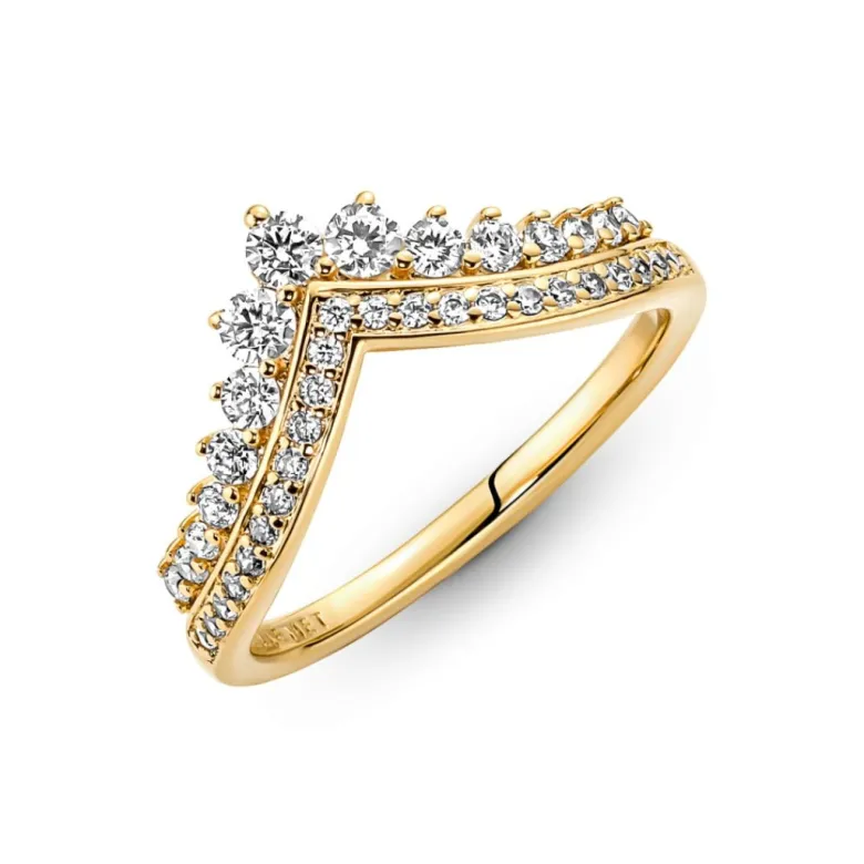 Pandora Timeless Wish Tiara sormus, keltakullattu, 167736C01