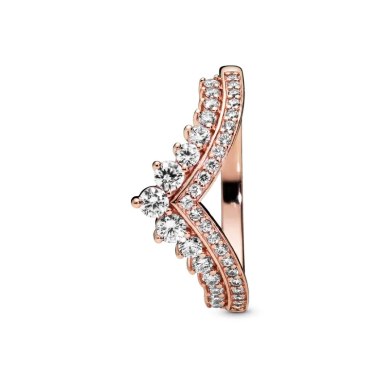 Pandora Timeless Wish Tiara sormus, ruusukullattu, 187736CZ