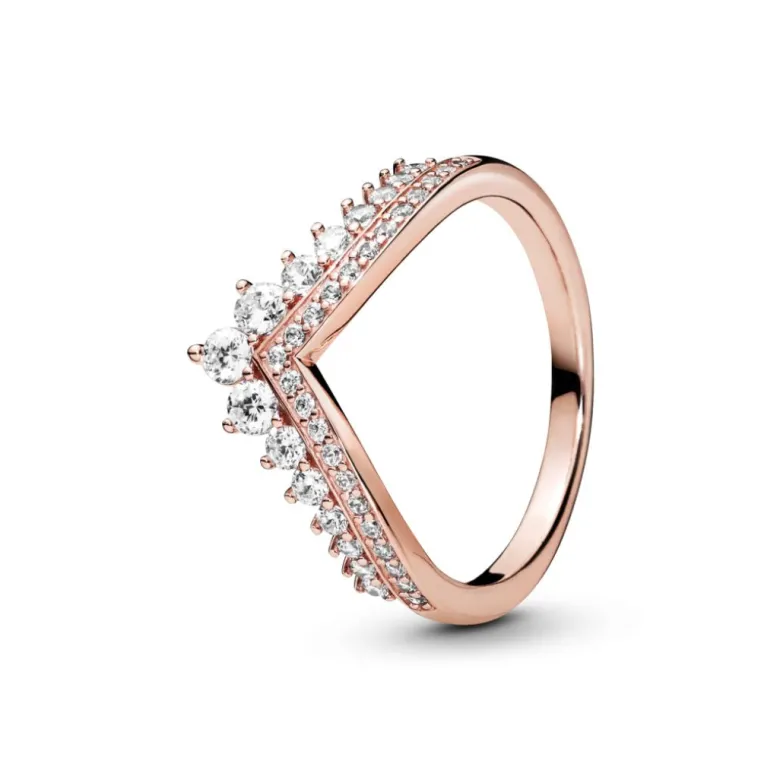 Pandora Timeless Wish Tiara sormus, ruusukullattu, 187736CZ