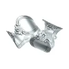 Romantiikka lautasliinarengas, hopeaa, 40mm