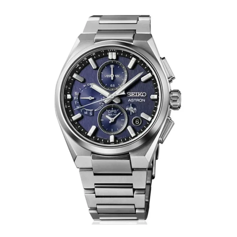 Seiko Astron GPS Solar Dual-Time Chronograph rannekello, SSH161J1