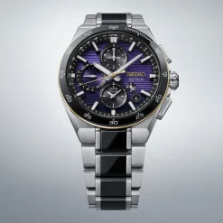 Seiko Astron GPS Solar Dual Time Chronograph 145th anniversary rannekello, HAB011J1