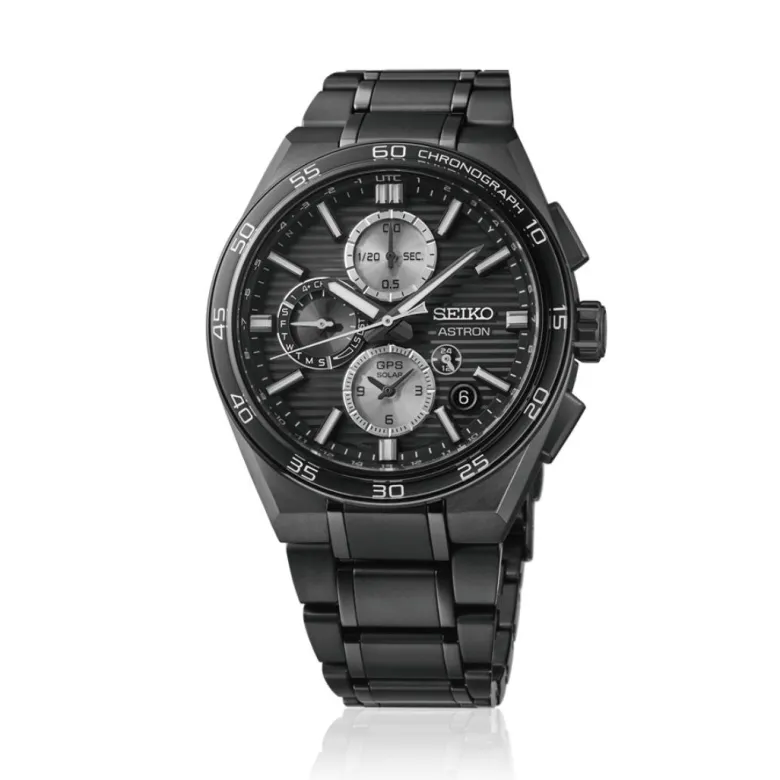 Seiko Astron Premium GPS Solar Dual-Time Chronograph rannekello, SSH179J1
