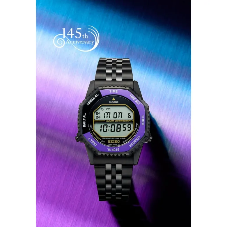 Seiko Conceptual Series Digital Alarm Chronograph 145th anniversary rannekello, HFL001P1
