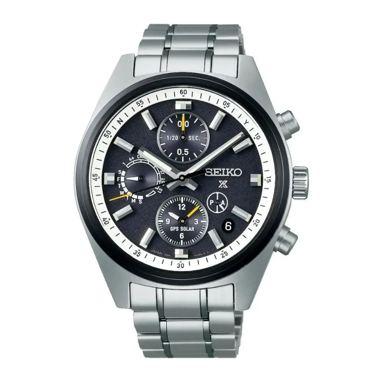 Seiko Prospex Speedtimer GPS Solar Dual-Time Chronograph rannekello, SSH167J1