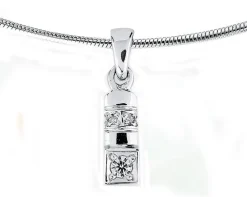 Silván Ariel timanttiriipus 0,07ct, valkokultaa, Silván timanttikorut