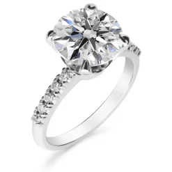 Silván Charlotte timanttisormus 3,22ct, valkokultaa, Silván vihkisormukset