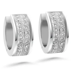 Silván Henrietta timanttikorvakorut 0,14ct, valkokultaa, Silván timanttikorut