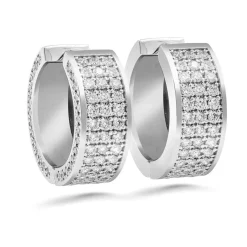 Silván Henrietta timanttikorvakorut 1,94ct, valkokultaa, Silván timanttikorut