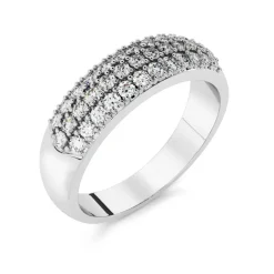 Silván Henrietta timanttisormus 0,74ct, valkokultaa, Silván vihkisormukset