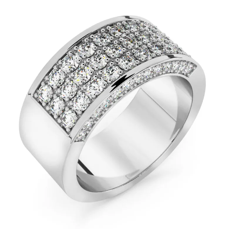 Silván Henrietta timanttisormus 0,95ct, valkokultaa, Silván vihkisormukset