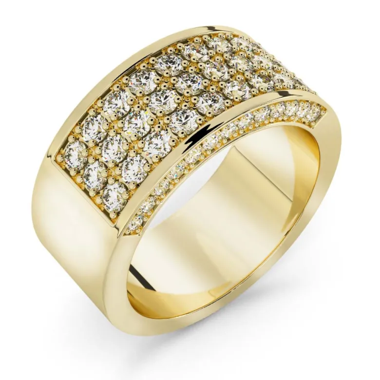Silván Henrietta timanttisormus 0,95ct, keltakultaa, Silván vihkisormukset