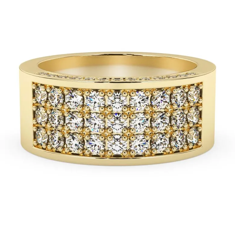 Silván Henrietta timanttisormus 0,95ct, keltakultaa, Silván vihkisormukset