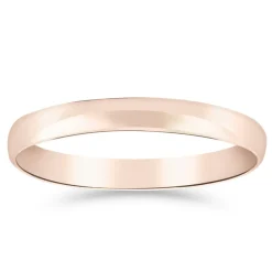 Silván kihlasormus 3mm puolipyöreä, rosekultaa, Silván kihlasormukset