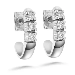 Silván Majlis timanttikorvakorut 0,42ct, valkokultaa, Silván timanttikorut