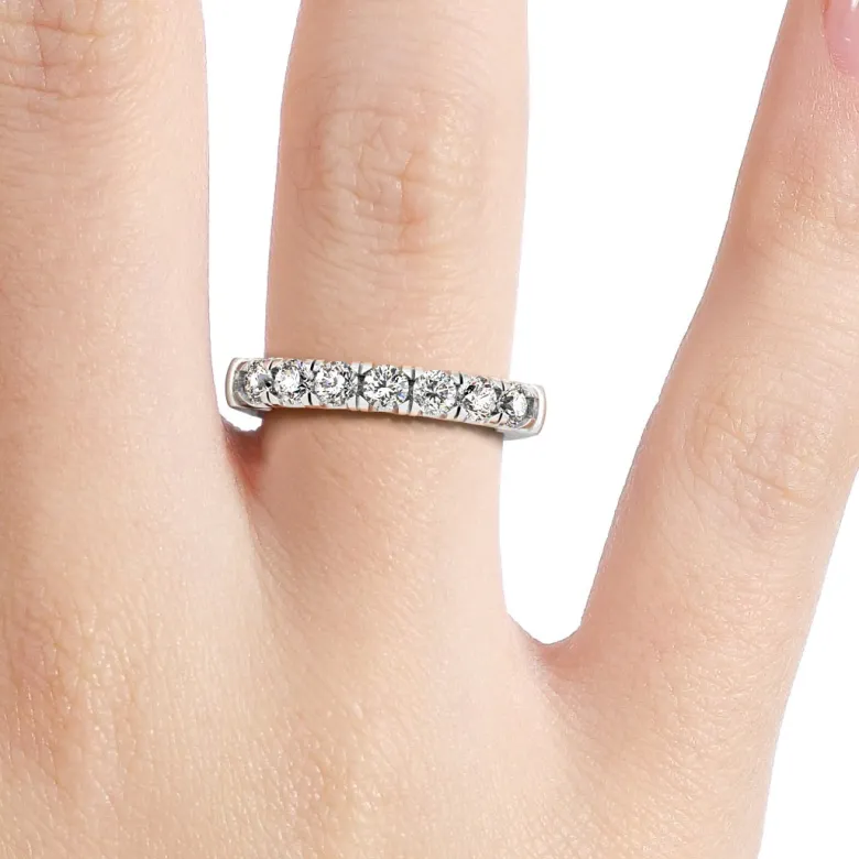 Silván Majlis timanttisormus 0,35ct, valkokultaa, Silván vihkisormukset