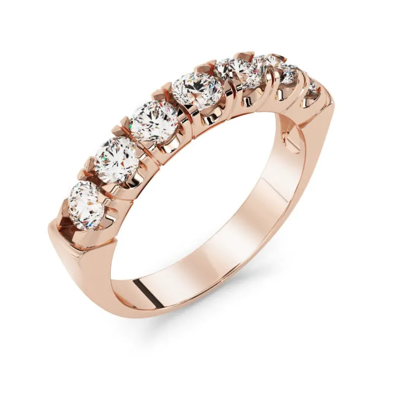 Silván Majlis timanttisormus 0,35ct, rosekultaa, Silván vihkisormukset