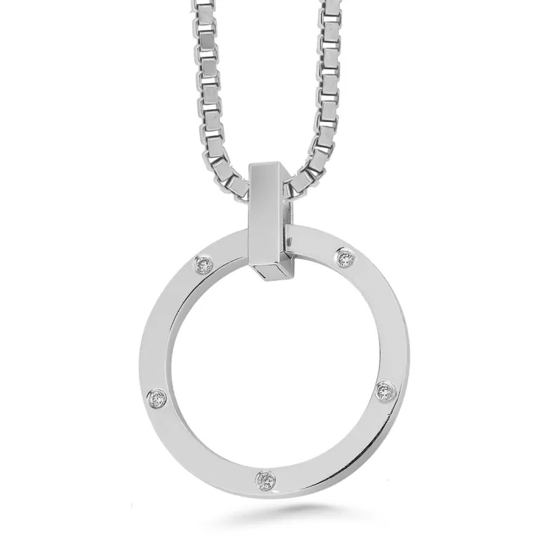Silván Marie timanttiriipus 0,05ct, valkokultaa, Silván timanttikorut