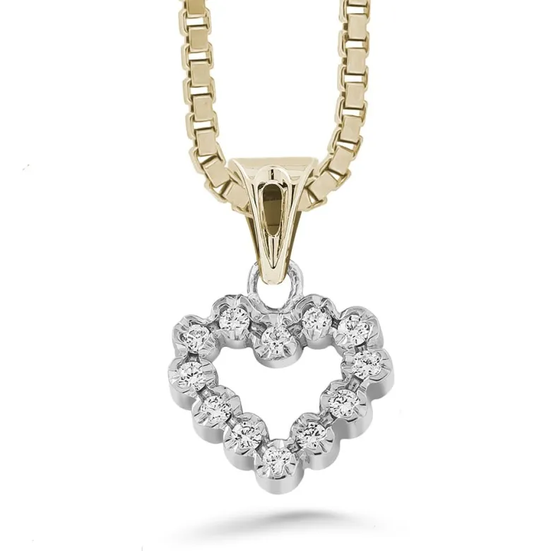 Silván Mimosa timanttiriipus 0,12ct, keltakultaa, Silván timanttikorut