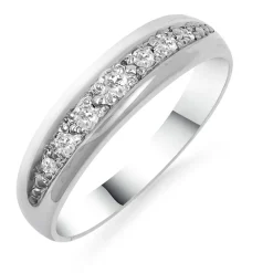 Silván Olivia timanttisormus 0,13ct, valkokultaa, Silván vihkisormukset