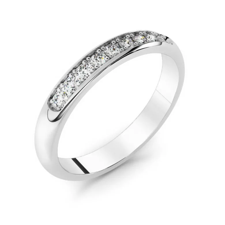 Silván Olivia timanttisormus 0,18ct, valkokultaa, Silván vihkisormukset