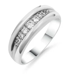 Silván Olivia timanttisormus 0,17ct, valkokultaa, Silván vihkisormukset