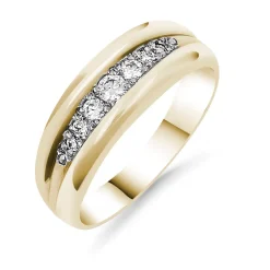 Silván Olivia timanttisormus 0,17ct, keltakultaa, Silván vihkisormukset